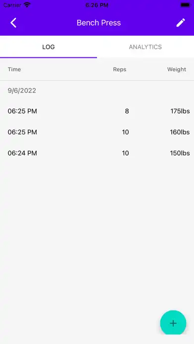Play Weight Book: Gym Log as an online game Weight Book: Gym Log with UptoPlay