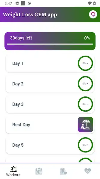 Play Weight Loss GYM app as an online game Weight Loss GYM app with UptoPlay