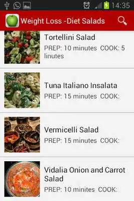 Play Weight Loss Recipes - Salads