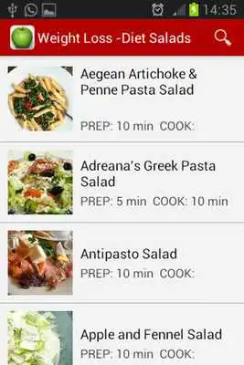 Play Weight Loss Recipes - Salads