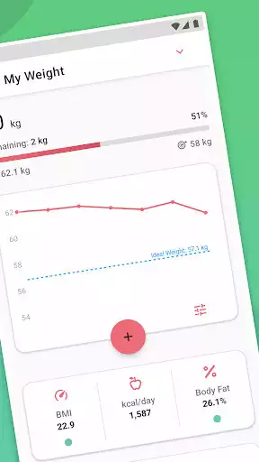 Play Weight Loss Tracker + as an online game Weight Loss Tracker + with UptoPlay