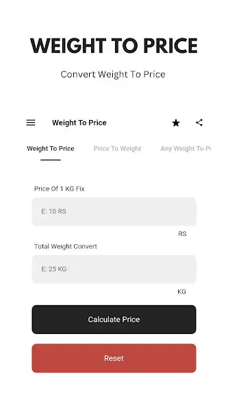 Play Weight to Price Converter  and enjoy Weight to Price Converter with UptoPlay