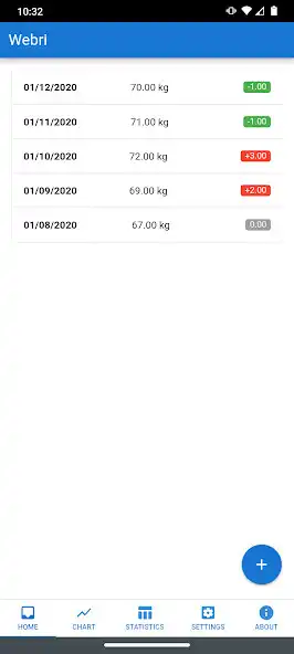 Play Weight tracker and BMI calculator - Webri  and enjoy Weight tracker and BMI calculator - Webri with UptoPlay