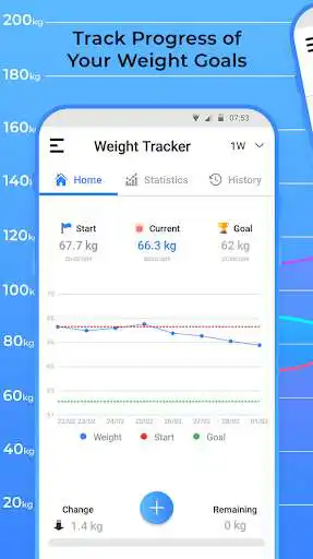 Play Weight Tracker: BMI Calculator for Weight Loss  and enjoy Weight Tracker: BMI Calculator for Weight Loss with UptoPlay