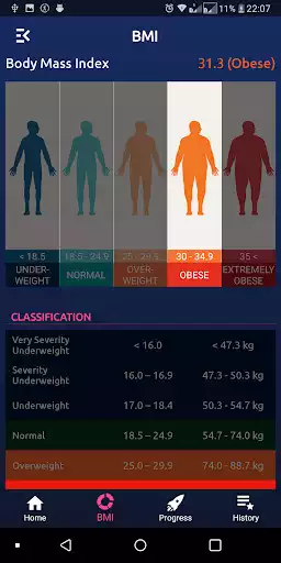 Play Weight Tracker as an online game Weight Tracker with UptoPlay