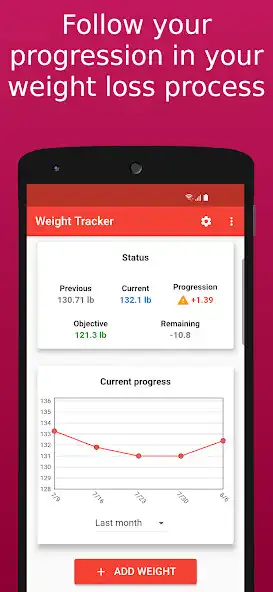 Play Weight Tracker – Weight app as an online game Weight Tracker – Weight app with UptoPlay