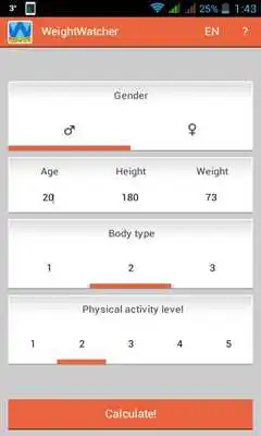 Play WeightWatcher - Perfect weight