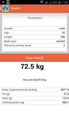 Play WeightWatcher - Perfect weight