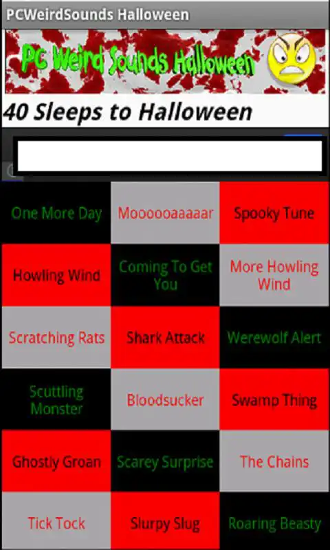 Play Weird Halloween Sounds