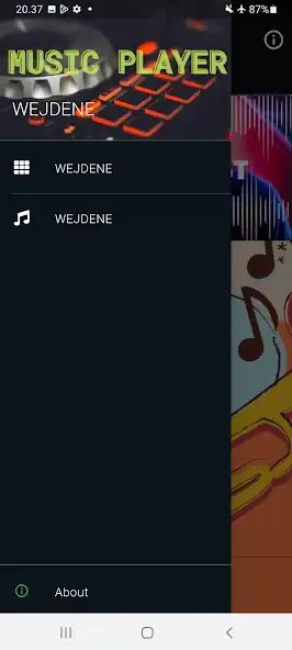 Play WEJDENE Music - Mp3 Player as an online game WEJDENE Music - Mp3 Player with UptoPlay