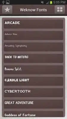 Play Weknow Fonts Data