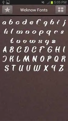Play Weknow Fonts Data