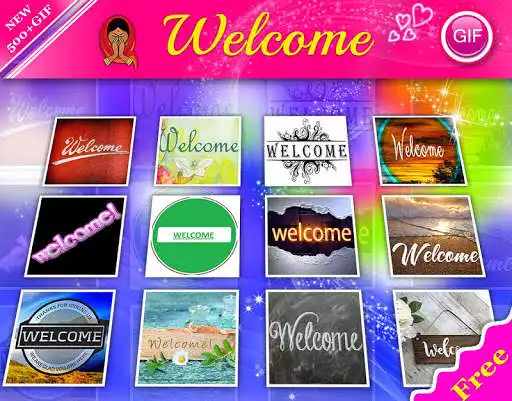 Play Welcome GIF  and enjoy Welcome GIF with UptoPlay