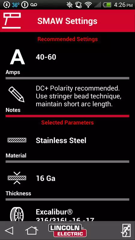 Play Weld Parameter Guide