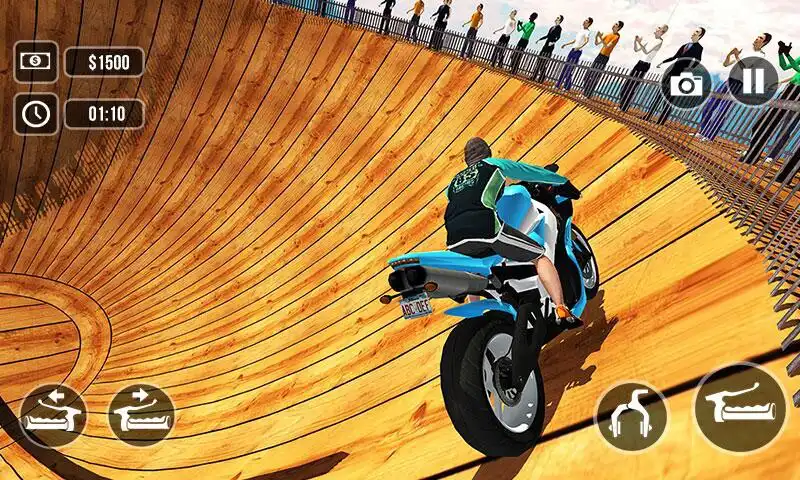 Play Well of Death Bike Stunts Ride as an online game Well of Death Bike Stunts Ride with UptoPlay