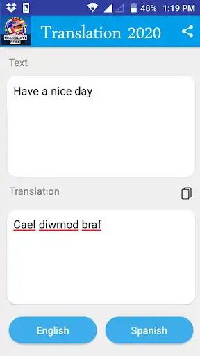 Play Welsh - English Translator 2021 as an online game Welsh - English Translator 2021 with UptoPlay