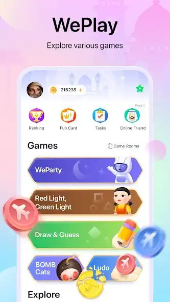 Play WePlay - Game  Voice Chat  and enjoy WePlay - Game  Voice Chat with UptoPlay