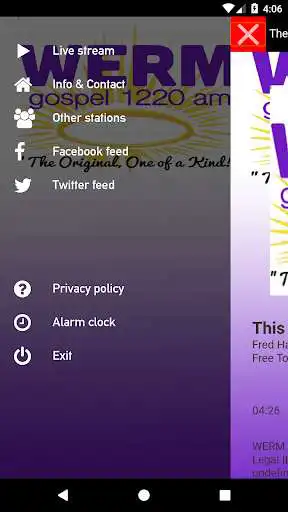 Play WERM Gospel Radio as an online game WERM Gospel Radio with UptoPlay