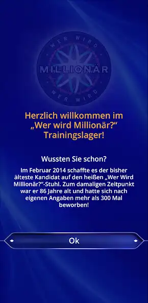 Play Wer wird Millionär? Training  and enjoy Wer wird Millionär? Training with UptoPlay