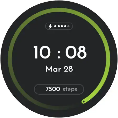 Play WES7 - Onyx Watch Face  and enjoy WES7 - Onyx Watch Face with UptoPlay