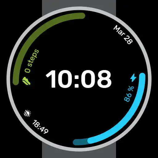 Play WES9 - Sports Watch Face APK