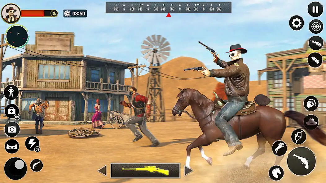 Play West Cowboy: Shooting Games  and enjoy West Cowboy: Shooting Games with UptoPlay