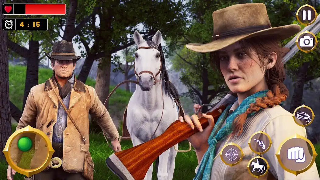 Play West Cowboy Survival Shooter as an online game West Cowboy Survival Shooter with UptoPlay