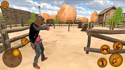 Play Western Gunfighter Cowboy Game as an online game Western Gunfighter Cowboy Game with UptoPlay