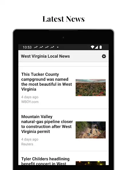 Play West Virginia Local News  and enjoy West Virginia Local News with UptoPlay