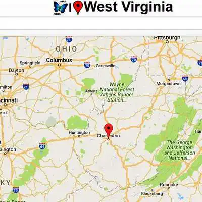 Play West Virginia Map
