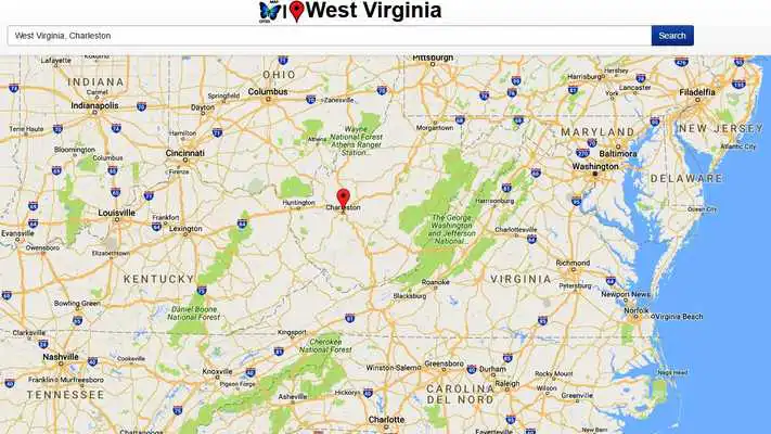 Play West Virginia Map