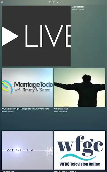 Play WFGC TV as an online game WFGC TV with UptoPlay