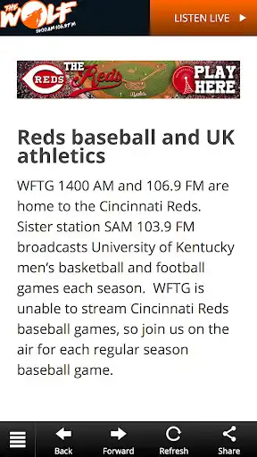 Play WFTG 1400 AM and 106.9 FM as an online game WFTG 1400 AM and 106.9 FM with UptoPlay