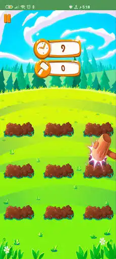 Play Whack a mole PRO as an online game Whack a mole PRO with UptoPlay