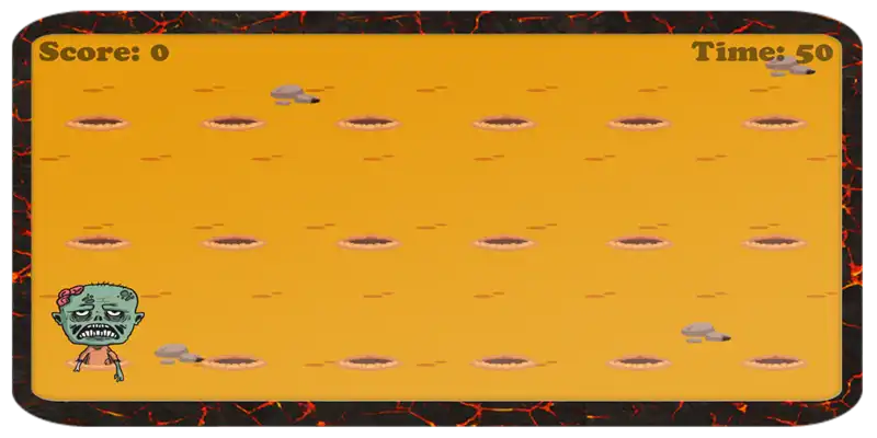 Play Whack-a-Zombie : Underground