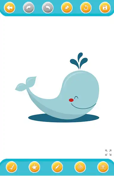 Play whale coloring game  and enjoy whale coloring game with UptoPlay
