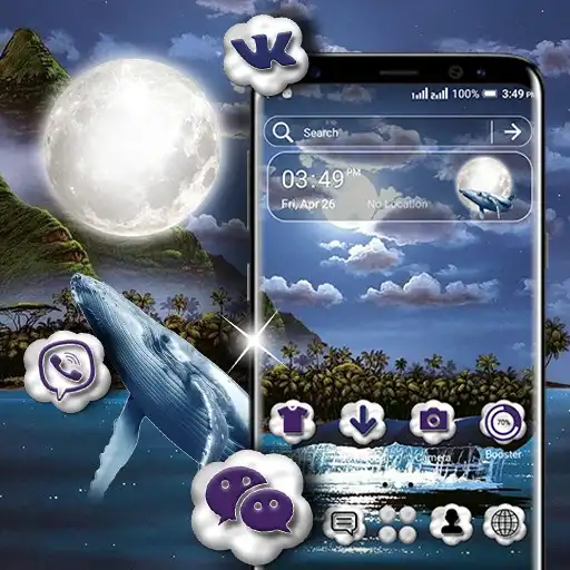 Play Whale Moon Launcher Theme APK Play Whale Moon Launcher Theme APK