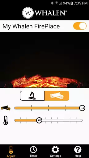 Play Whalen Fireplace Bluetooth App  and enjoy Whalen Fireplace Bluetooth App with UptoPlay