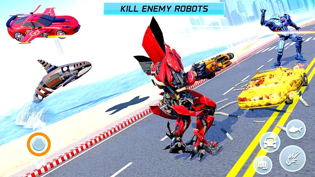 Play Whale Robot Transforming Games as an online game Whale Robot Transforming Games with UptoPlay