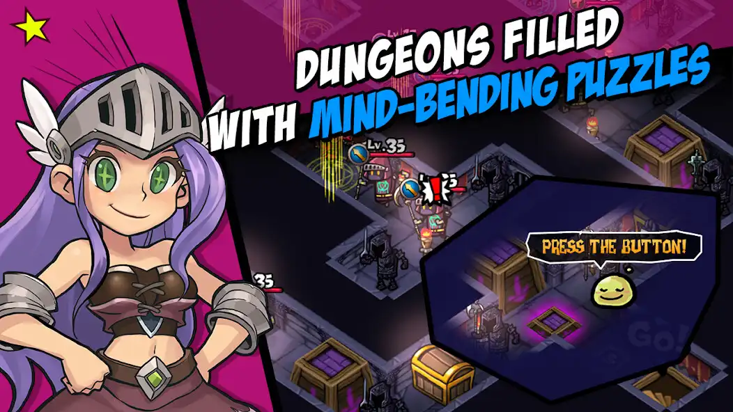 Play WhamBam Warriors VIP - Puzzle RPG  and enjoy WhamBam Warriors VIP - Puzzle RPG with UptoPlay