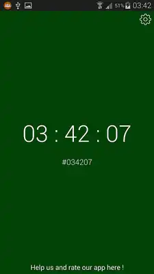 Play What color is it? clock widget