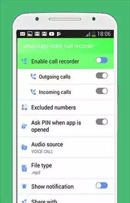Play whatcUpp video call recorder