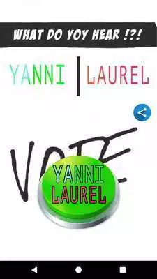 Play What Do You Hear? Yanny or Laurel