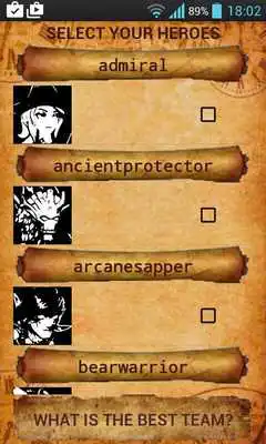 Play What is my best team for HC