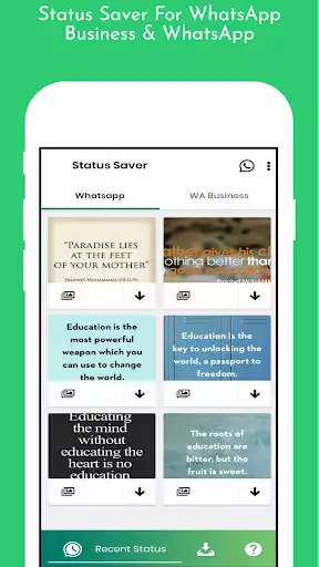 Play Whatsa Status Saver App For WA  and enjoy Whatsa Status Saver App For WA with UptoPlay