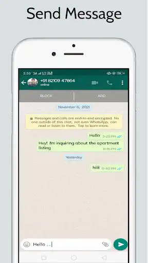 Play WhatsDirect - Direct Chat App as an online game WhatsDirect - Direct Chat App with UptoPlay