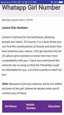 Play Whats GF Number