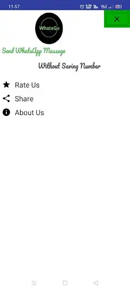 Play WhatsGo Pro (Send Direct SMS) as an online game WhatsGo Pro (Send Direct SMS) with UptoPlay