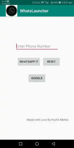 Play WhatsLauncher 2.0 Direct-WhatsMessage as an online game WhatsLauncher 2.0 Direct-WhatsMessage with UptoPlay