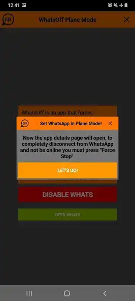Play WhatsOff Plane Mode as an online game WhatsOff Plane Mode with UptoPlay